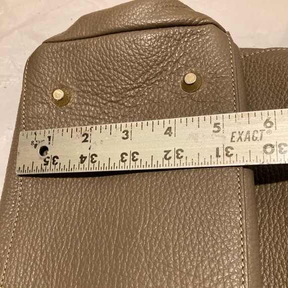 Handbag No Brand Made in Italy Genuine Leather Crossbody with Coin Case - Picture 7 of 7